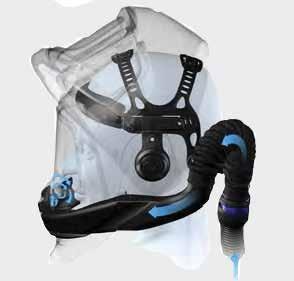 Workers can have integrated face, eye and respiratory protection - whether they are grinding, welding, or simply walking through a work