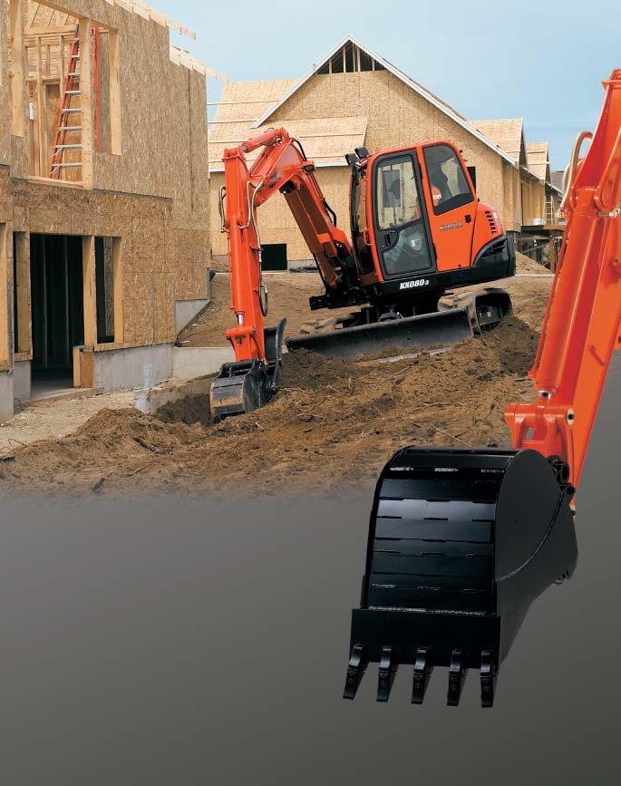 Kubota unearths its largest, most advanced Utility Class excavator. Achieve industrial performance in urban environments.