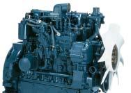 Economical Kubota DI Engine A 66.5-horsepower Kubota diesel engine provides the energy behind the powerful KX080-3 working performance.