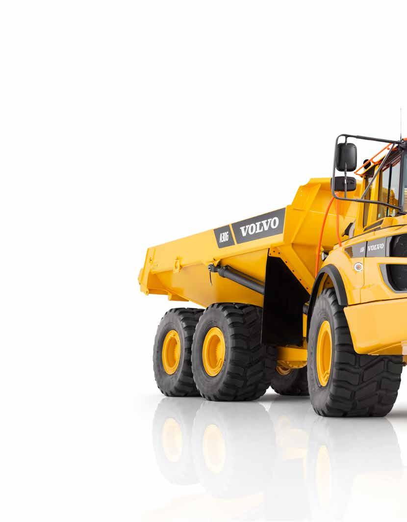 Superior hauling from Volvo. Articulation and oscillation joint The connection between the tractor and the trailer unit has high ground clearance and a maintenance free rotating hitch design.