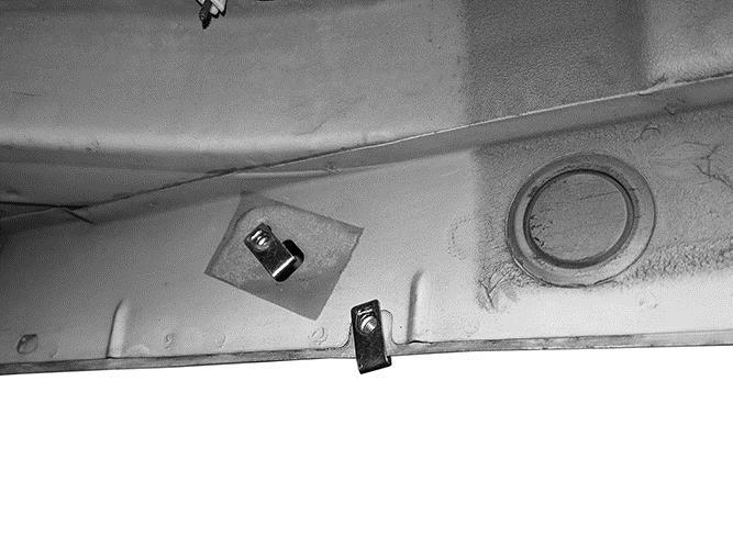 10mm Flat Washer 10mm Lock Washer 10mm Hex Nut Passenger/right side installation