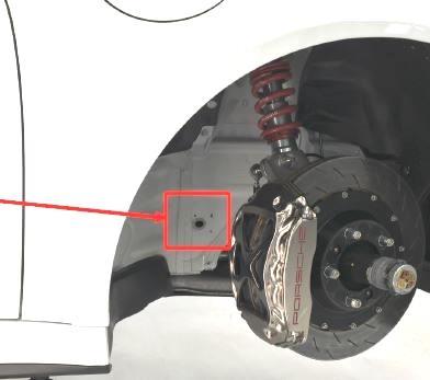 13 Data Transfer Timing Transponder The timing transponder must be mounted in the front right wheel arch behind the front