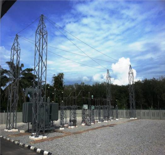 EHV Substations Ircon has conducted Simulation studies of Voltage Change, Phase change and Harmonics on Incoming 132 kv grid of TNB and designed the optimized substations.