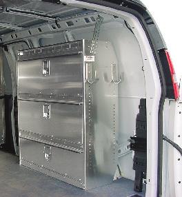 Photo 2 - This module is a 44604-4 (60 W X 44 H X 4D) with three door and lock kits. Your equipment is kept safe and out of view.