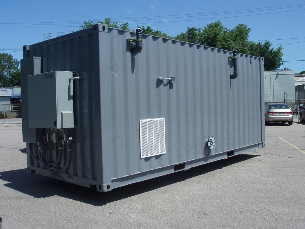 Cargo Container NES 08-345 NES was selected to fabricate an integrated /Air remediation system for a petroleum distribution terminal in Michigan.