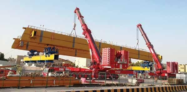 Despite this the general trend for crane rental companies is to increase capacity when replacing older units with more and more dipping their toes into the 500 tonne plus sector.