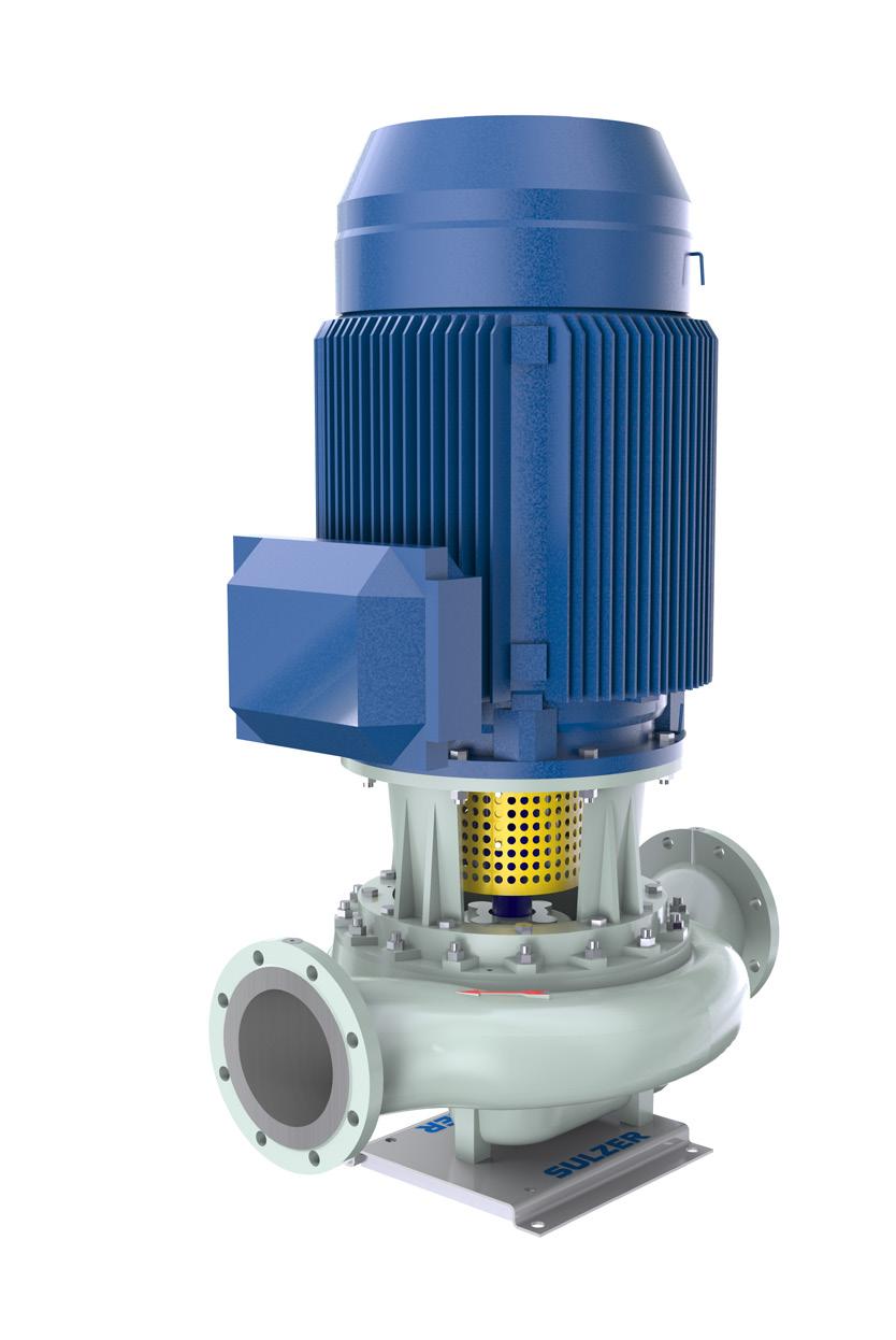 Key Design Features - Installation, Operation and Maintenance 1 SIL pumps with integrated motor <15 kw can be installed between the pipes without additional support or base plate Easy and fast to