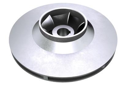 Impeller The efficiency, stability and reliability of the pump are based on the design.