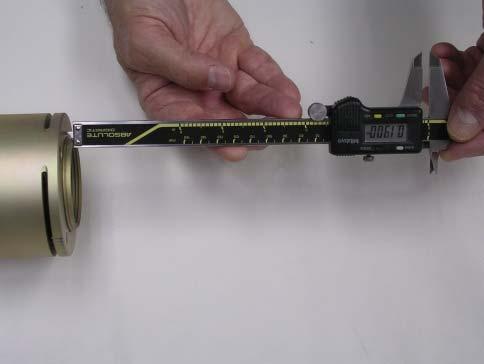 Drop Gage to measure stick out 5.