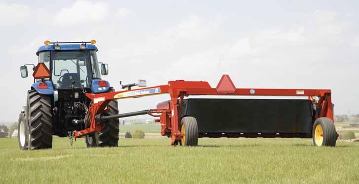 New 10 4 pull-type H6830 The eight-disc, side-pull H6830 provides a new level of disc mower productivity.