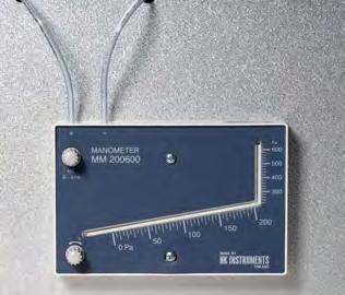 It indicates a differential pressure with an accuracy of 1% and can be applied in various ranges of measurement.