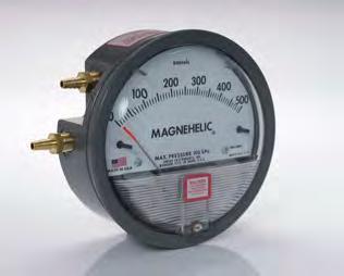 The manometer is designed to withstand impacts, vibrations and significant gauge pressure. The range of measurement is 0-500 Pa.