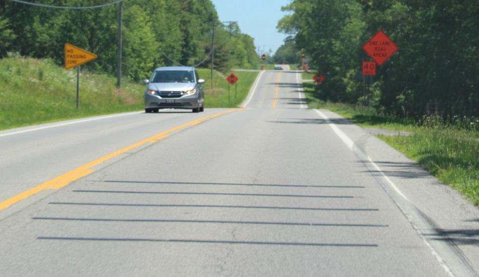 rumble strips monitor for movement