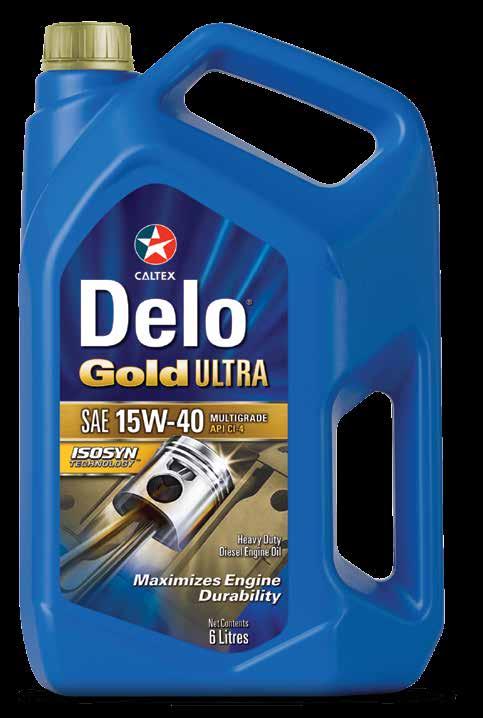 EXCELLENT PERFORMANCE Delo Gold Ultra SAE Exceeds Industry Specifications and OEM Performance.