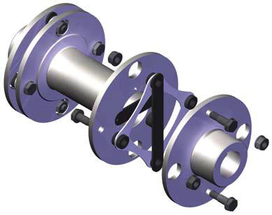 They were specially designed for drives where high misalignments which have Application ARPEX couplings of the ARW-4/- series are used where large misalignment capacities are required.