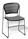 Cheyenne - Fixed Seat & Back STACKING/CLASSROOM SEATING MODEL NUMBER Upholstered Armless Basic Model Glide Frame Color PRYFSB-P Seat/Back Color Upholstered Armless w/ganging PRYFSB-P-WCH Upholstered