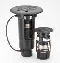 Works with all 1" and 1½" inlet Toro golf rotors (except 0 and 6 Series) Advanced Features Converts current sprinklers into closed-case rotors The RT upgrade extends the life of existing irrigation