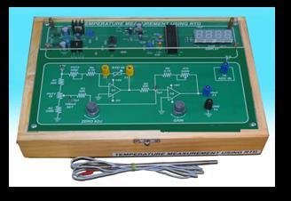 High input impedance amplifier Cold junction compensation using LM 35 Amplifier and 31/2 digit display