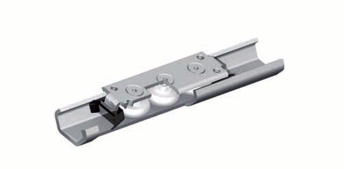 2 Technical data Technical data Stainless steel / zinc-plated steel rail Stainless steel / zinc-plated steel slider body Stainless steel / bearing steel rollers ig.