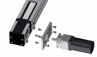Uniline ystem Installation instructions Motor adapter plates and 1-P, sizes 40-75 To connect the linear units to the motor and gearbox, suitable adapter plates must be used.