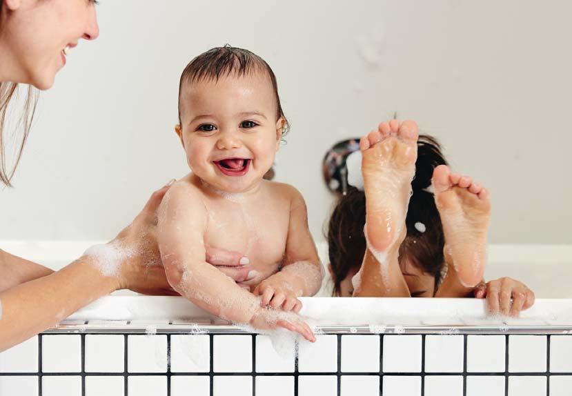 THS + SPS Whether it s bath time with the kids or a