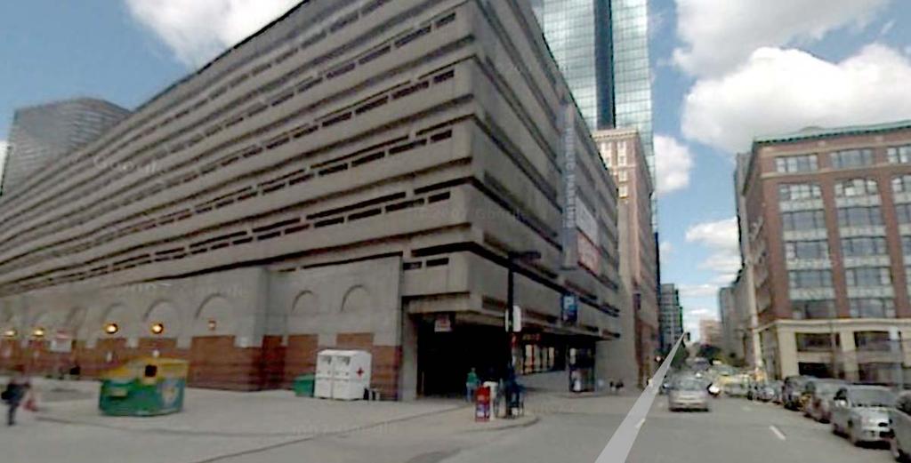 Street-facing parking garages detract from the streetscape
