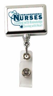 Acrylic Key Tag Rectangular acrylic key tag with a metal split ring attachment.