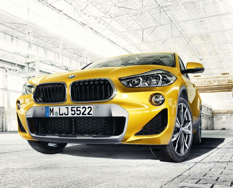 3 Exterior Equipment Highlights Interior Equipment Highlights 4 EXTERIOR. INTERIOR. The BMW X2 is the latest member of the X series, perfectly combining athleticism and adventure.