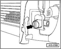 Page 22 of 62 15-19 - Place VAG1306 drip tray beneath engine. - Open engine coolant expansion tank cap. WARNING! The cooling system is pressurized when the engine is warm.