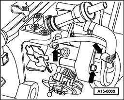 Page 26 of 62 15-22 - Disconnect vacuum line at throttle body and line between vacuum