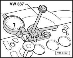 Page 60 of 62 15-52 Valve guides, checking When servicing engines or cylinder heads with leaking valves, refacing or replacing valve seats and valves is not sufficient.