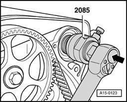 Page 21 of 51 15-48 - Grease threaded head of 2085 seal puller, attach and with forced