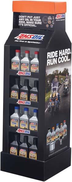 MERCHANDISING DISPLAY Display Shelf This 51.5" x 19.5" x 31" display shelf features interchangeable graphics with shelf liners. Purchase with separate graphics package(s) of your choice.