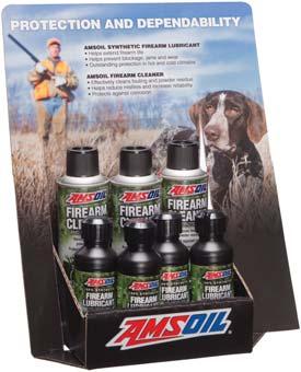 75 G3528 Firearm/Sporting P-O-P Display 6.55 8.75 Gas Additive Point-of- Purchase Display Two-shelf product display is designed to showcase AMSOIL P.i. and Quickshot next to points of sale on retailers countertops and Dealers trade show tabletop displays.