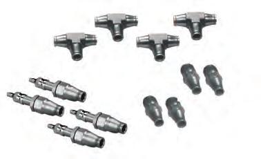 Dealer Fitting Pack 2 2360 Includes 4 each: 1/4" union Ts, inflation valves, 1/4 NPT