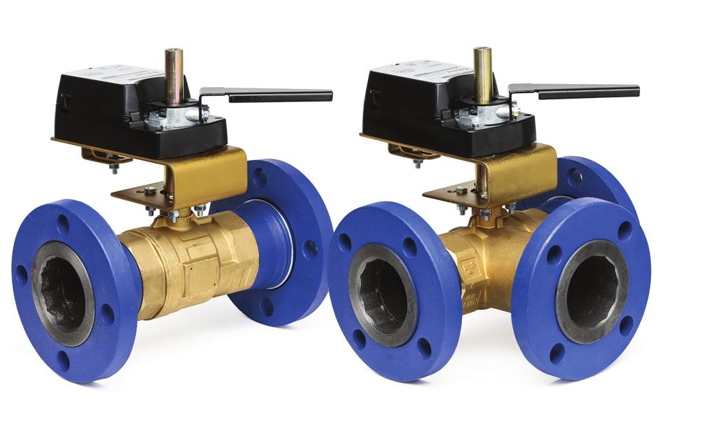 PRODUCT OVERVIEW 7 Characterized Flanged Ball Valves STM Series TThe STM Series flanged ball valves are designed to regulate the flow of hot water, chilled water and 50% glycol solutions to the