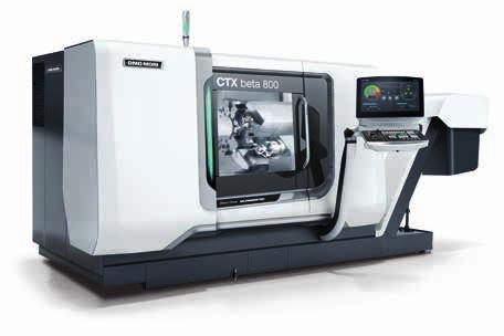 The linear drive on the X axis, optionally available for the CTX beta machines, ensures maximum long-term accuracy.