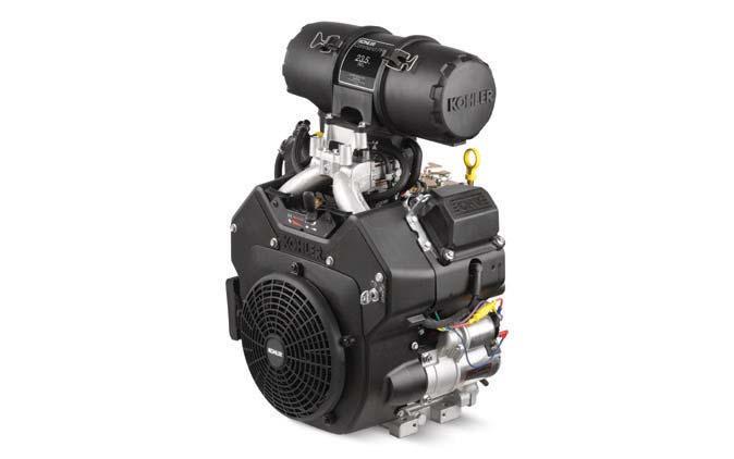 FEATURES AND OPTIONS KOHLER COMMAND PRO V-TWINS HEAVY-DUTY AIR CLEANERS CV742 CH742 Four-cycle, V-twin cylinder, air-cooled, vertical or horizontal shaft, gasoline, full-pressure lubrication with oil