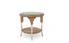 Random Weave H 23 Dia 20 End Table 86243 Traditional Weave