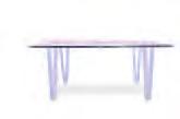 75 D 17 Nova 111044 Square Cocktail Table with Lay on Glass H