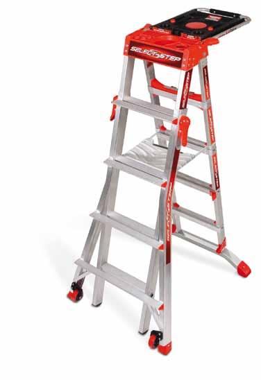 Step Ladders New Select Step The world s only multi-position step ladder Specification CODE 1303-350 CLOSED HGT 0.76m OPEN HGT 1.52m WIDTH 0.