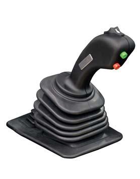 Standard Option Multifunctional workspace The standard joystick is well equipped with all the necessary