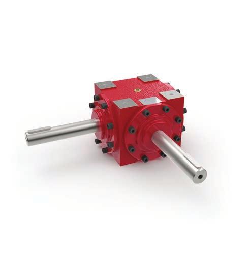 Options Optional Features Extended Drive Shafts For each gearbox size the drive shafts (input or output) can be extended in length for solid shaft or hollow shaft designs.