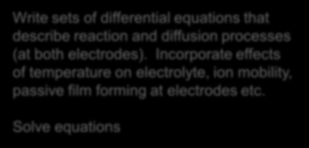 forming at electrodes etc.