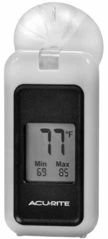 Instruction Manual Window Thermometer models 00305 / 00306 / 00423 CONTENTS Unpacking Instructions... 2 Package Contents... 2 Product Registration... 2 Features & Benefits... 3 Setup.