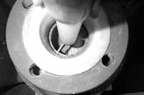 6. Check the impeller drive assembly (item 4) for cracks or grooves larger than.02 inch.
