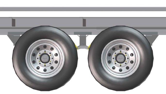 For the triple axle measurement always measure from the front hub to the third hub. 7. Fill out the remainder of the customer form with the measurements.