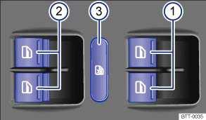 Power windows Introduction In this section you ll find information about: Opening and closing power windows Power windows features More information: Volkswagen Information System Power locking and