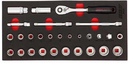 87 * Please refer to page 38 for more information on this modular insert 3 SCREWDRIVER BIT SET, ADJUSTABLE