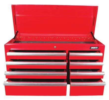 50 mm 9 DRAWER TOOL CHEST OVERALL DIMENSIONS ITEM NO. COLOUR WIDTH DEPTH HEIGHT WEIGHT AT-01-017 Black 660 mm 305 mm 430 mm 26.30 kg R 4 329.